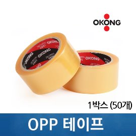 OPP테이프 오공테이프 투명테이프 포장용 강력테이프 OPP - 1박스(50개) 구매